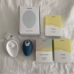 Droplette micro-infuser skincare device with capsules